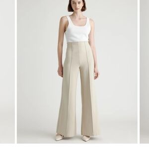 Quince Beige and Cream Trousers